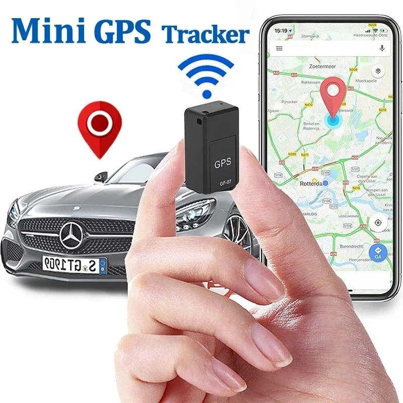 Compact and Powerful GPS Tracking Device - GF07 Mini Tracker with Strong Magnetic Anti-Lost Alarm for Vehicles