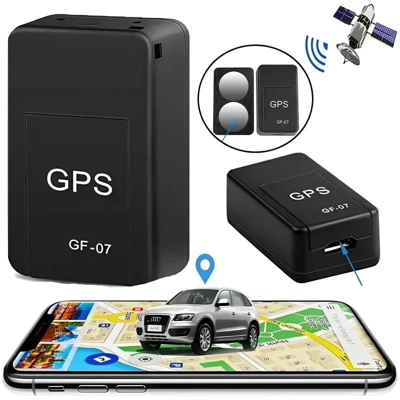 Compact and Powerful GPS Tracking Device - GF07 Mini Tracker with Strong Magnetic Anti-Lost Alarm for Vehicles