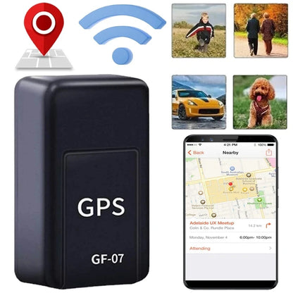 Compact and Powerful GPS Tracking Device - GF07 Mini Tracker with Strong Magnetic Anti-Lost Alarm for Vehicles
